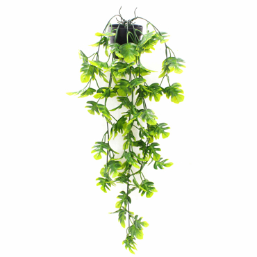 Supergreens Τεχνητό Φυτό Φιλόδεντρο Xanadu Πανασέ Πράσινο 64cm 6591-7