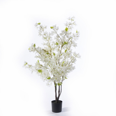 Supergreens Τεχνητό Δέντρο Βουκαμβίλια ''Spectabilis'' Λευκό 55x55x120cm 1601-6