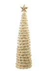 Zen Collection Xristougnniatiko Dentro Resin Koukounari Bez/Xruso 12x12x45.5cm 50323