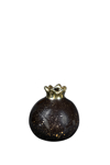 Zen Collection Diakosmitiko Keramiko Rodi Kafe me Xruses Telitses F7.6cm 47609