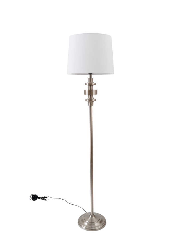 Zen Collection Fotistiko Dapedou Metalliko Nikel me Lefko Kapelo 26x159cm 52937