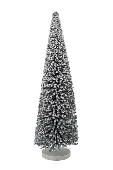 Zen Collection Χριστουγεννιάτικο Δέντρο Ασημί/Λευκό 60cm 53507